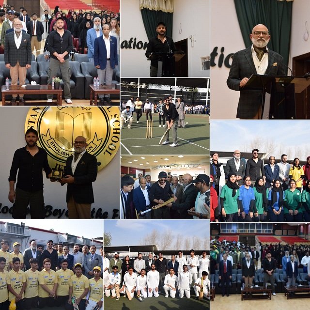 Pakistani Cricket Hero, Shahid Afridi, Shares His Cricket Success Stories with Pakistani Students In Jeddah